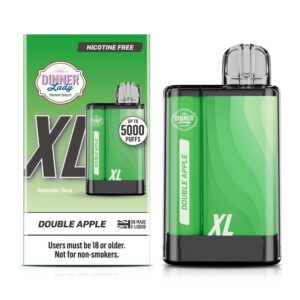 VAPE5000 DINNER LADY 0% NIC DOBLE APPLE　