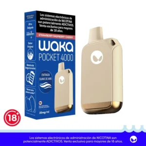 WAKA Pocket 4000 Strawberry Raspberry Cherry