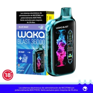 WAKA Blast 36000 Blue Razz